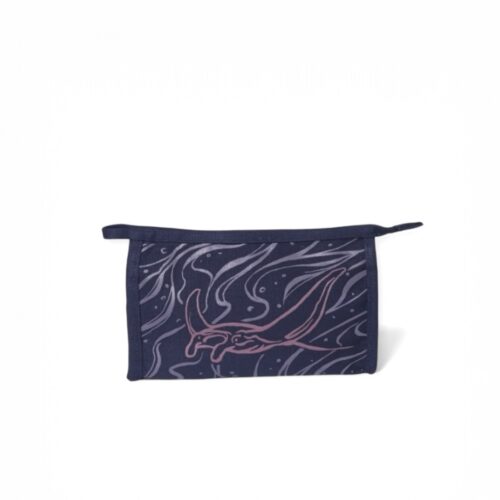 The Manta Ray clutch navy purple